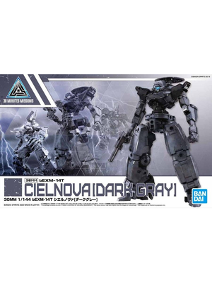 Bandai Gundam 30MM 1/144 bEXM-14T Cielnova Dark Gray Model Kit 27