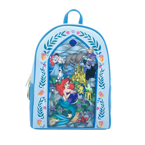 Loungefly Disney The Little Mermaid Stain Glass Backpack Loungefly Exclusive Edition