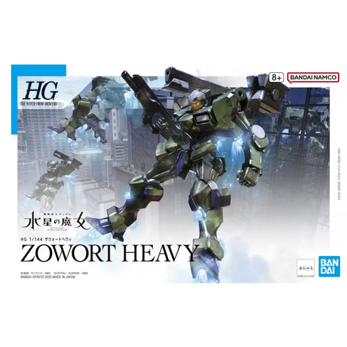 Bandai Gundam HG 1/144 The Witch From Mercury Zowort Heavy Model Kit 20 Bandai Gundam HG 1/144 The Witch From Mercury Zowort Heavy Model Kit 20
