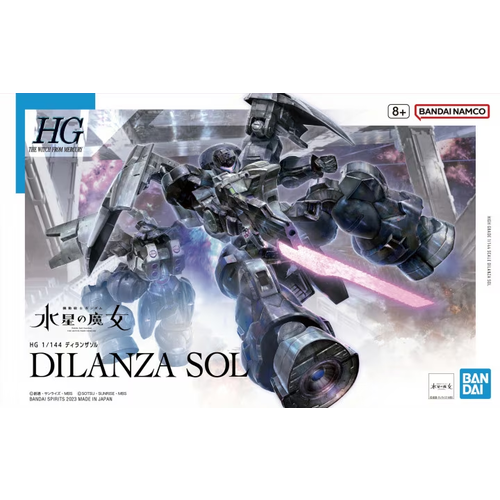 Bandai Gundam HG 1/144 The Witch From Mercury Dilanza Sol Model Kit Bandai Gundam HG 1/144 The Witch From Mercury Dilanza Sol Model Kit