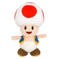 Super Mario Bros Toad Red Pluche 20 cm