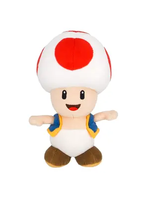 Together Plus Super Mario Bros Toad Red Pluche 20 cm