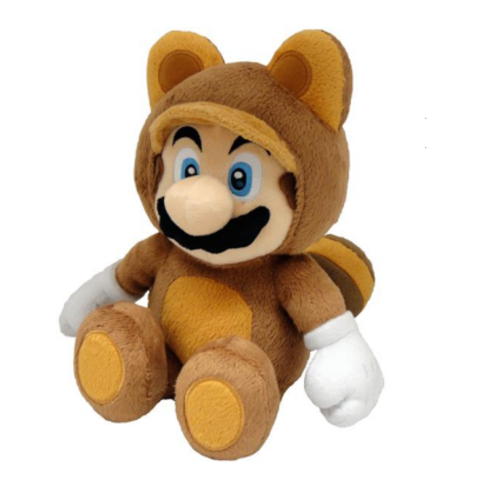 Together Plus Super Mario Bros Tanooki Mario Pluche 20cm