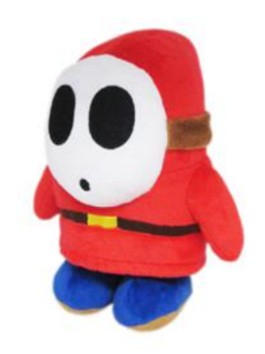 Together Plus Super Mario Shy Guy Pluche 17 cm
