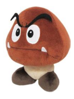 Together Plus Super Mario Goomba Pluche 14 cm