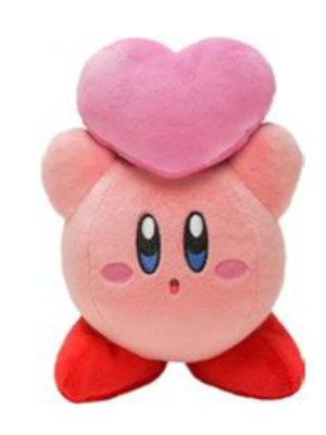 Together Plus Kirby Pluche Kirby with Heart 16 cm