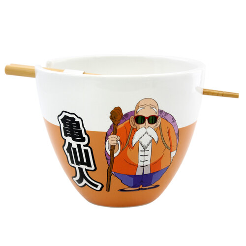 Just Funky Dragon Ball Z Ramen Bowl with Chopsticks 470ml Roshi Just Funky Dragon Ball Z Ramen Bowl with Chopsticks 470ml Roshi
