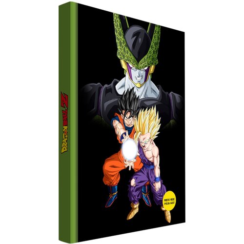 SD Toys Dragon Ball Z Cell Final Battle Notebook with Light 15x25x3cm