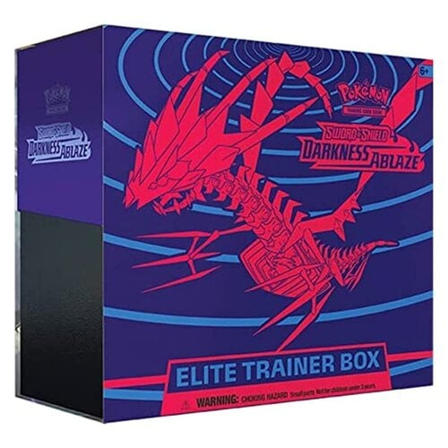 The Pokemon Company Pokemon TCG Sword & Shield Darkness Ablaze Elite Trainer Box