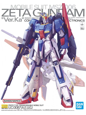 Bandai GUNDAM MG 1/100 ZETA Gundam Ver. KA Model Kit