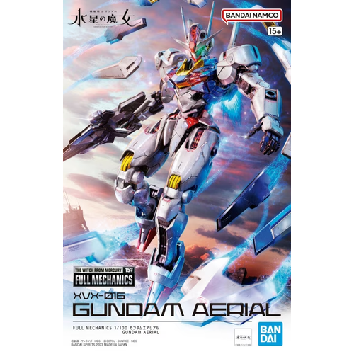Bandai Gundam The Witch From Mercury Full Mechanics 1/100 Aerial Model Kit