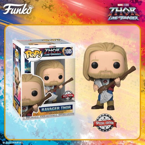 Funko Funko POP! Marvel Thor Love and Thunder 1085 Ravager Thor Special Edition Funko Funko POP! Marvel Thor Love and Thunder 1085 Ravager Thor Special Edition