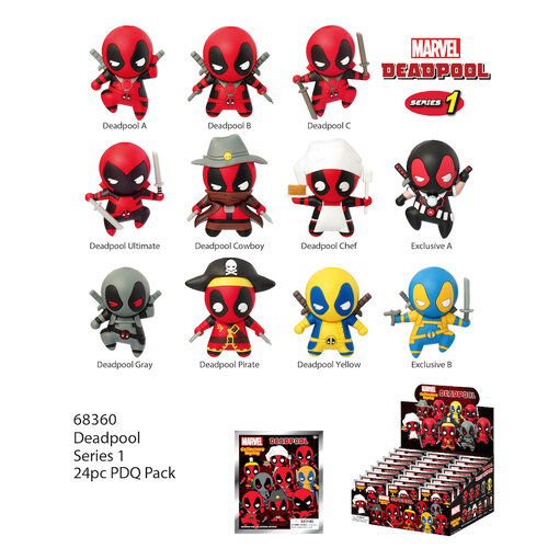 Monogram Marvel Deadpool Collector's  Mystery Bag Clip