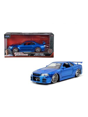 Jada Toys Fast & Furious Brians Nissan Skyline GT-R 1/24 Diecast Model Jadatoys