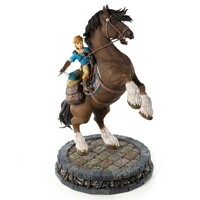Zelda Breath of the Wild Link on Horseback Statue 56cm First4Figures