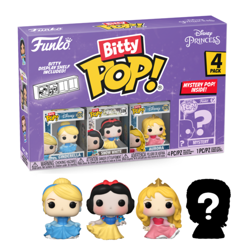 Funko Funko POP! Bitty POP Disney Princess Cinderella 4 Pack 2.5cm