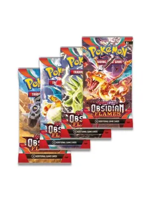 The Pokemon Company Pokemon TCG Scarlet & Violet Obsidian Flames Booster (1 Booster Pack)