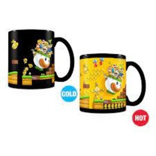 Pyramid Super Mario Gold Coin Rush Heat Change Mug