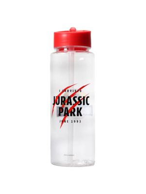 HMB Jurassic Park I Survived June 1993 Plastic Water Bottle 700ml