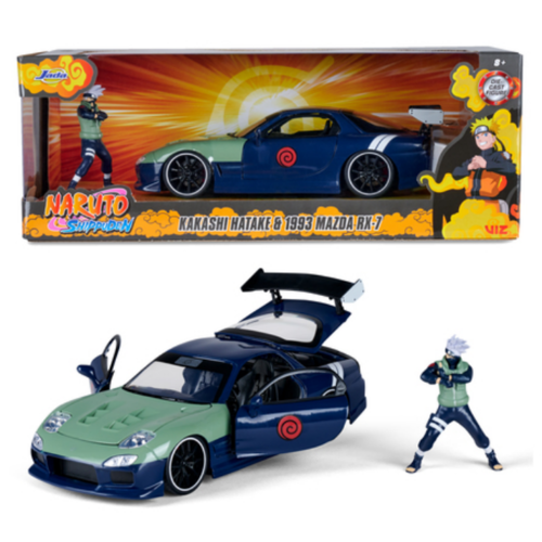 Jada Toys Naruto Kakashi Hatake & 1993 Mazda RX-7 1/24 DieCast Cars Jada Toys