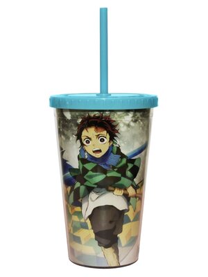 Just Funky Demon Slayer Tanjiro & Giyu Carnival Cup 500ml