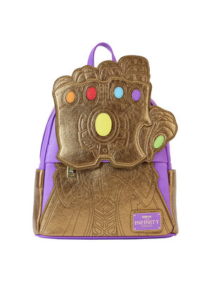 Loungefly Marvel Shine Thanos Gauntlet Loungefly Mini Backpack