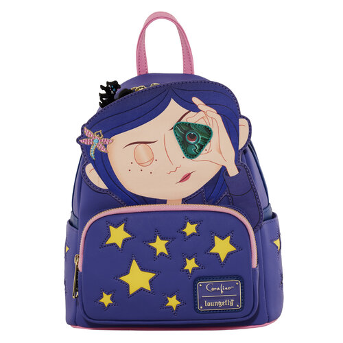 Loungefly Coraline Stars Cosplay Loungefly Mini Backpack