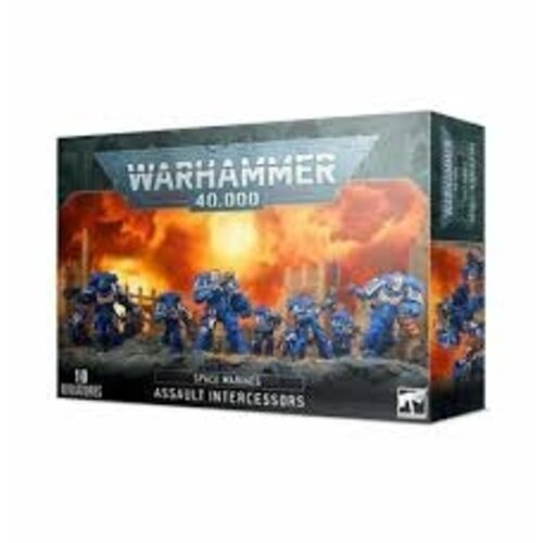Game Workshop Warhammer 40.000 Space Marines Assualt Intercessors 10 Miniatures GW
