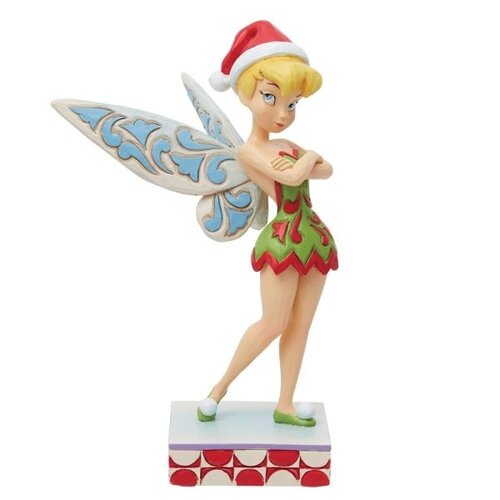 Enesco Disney Traditions Cheeky Christmas Pixie Christmas Tink Figure