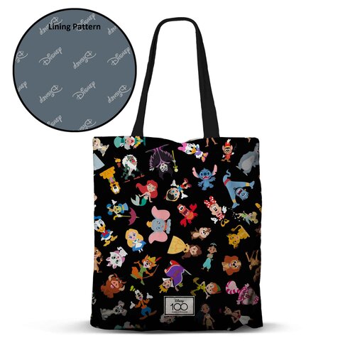 Karactermania Disney 100 Years History Premium Tote Bag Black 40x33x1cm Limited Numbered Edition Karactermania Disney 100 Years History Premium Tote Bag Black 40x33x1cm Limited Numbered Edition
