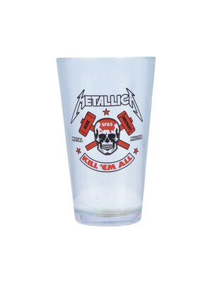 Nemesis Metallica Glassware Kill Em All Glass