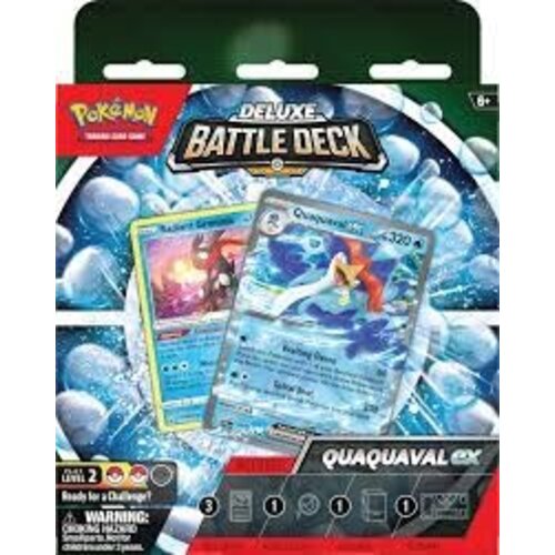 The Pokemon Company Pokemon TCG Deluxe Battle Deck Quaquaval EX TCG Box