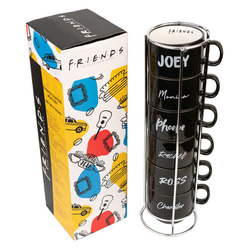 Friends Characters 6 Stackable Mugs