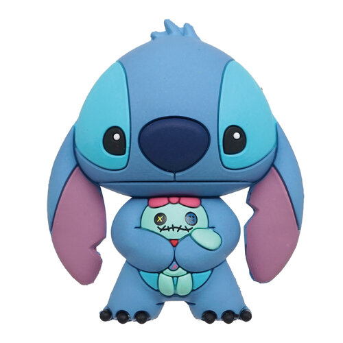 Monogram Disney Stitch with Scrump 3D Foam Collectible Magnet Monogram Disney Stitch with Scrump 3D Foam Collectible Magnet