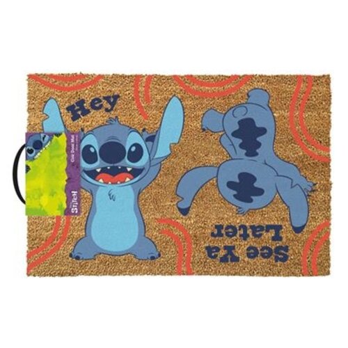 Pyramid Disney Stitch Hey See Ya Later Doormat 60x40cm PVC met Kokosvezel