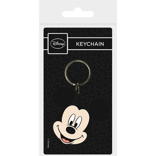 Pyramid Disney Mickey Mouse Head Rubber Keychain