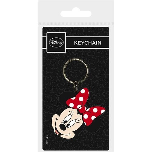 Pyramid Disney Minnie Mouse Head Rubber Keychain