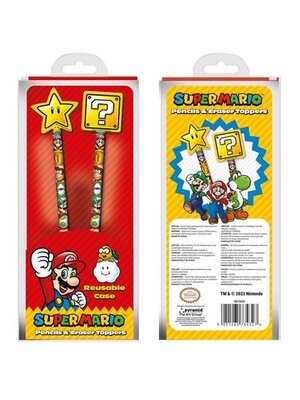 Super Mario Core Pencil Topper 2 pa