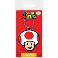 Super Mario Toad Rubber keychain