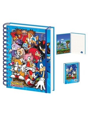 Pyramid Sonic The Hedgehog Green Hill Zone Gang A5 Notebook