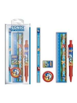 Pyramid Sonic Golden Rings Stationary Set