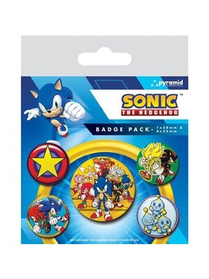 Pyramid Sonic Speed Team Pack 5 Badges