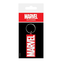 Marvel Logo Rubber Keychain