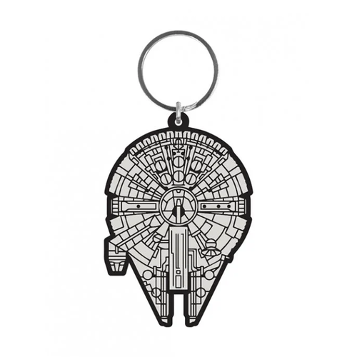 Pyramid Star Wars Millenium Falcon 6cm Rubber Keychain