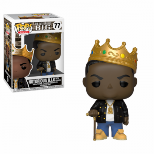 Funko Funko POP! Rocks Notorious B.I.G. 77 Notorious B.I.G. With Crown Funko Funko POP! Rocks Notorious B.I.G. 77 Notorious B.I.G. With Crown