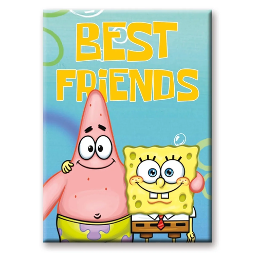 Aquarius Spongebob Squarepants Best Friends Magnet 6.3x8.9cm Aquarius Spongebob Squarepants Best Friends Magnet 6.3x8.9cm