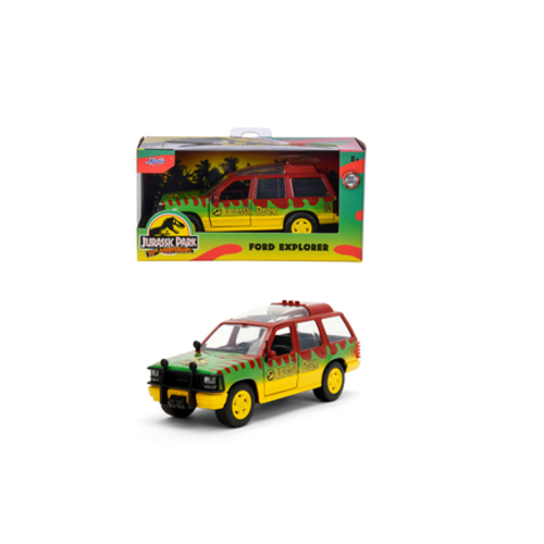 Jada Toys Jurassic Park 1993 Ford Explorer 1/32 DieCast Cars Jada Toys Jada Toys Jurassic Park 1993 Ford Explorer 1/32 DieCast Cars Jada Toys