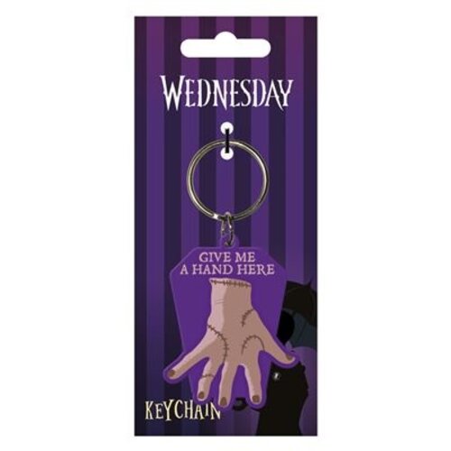 Pyramid Wednesday Give Me A Hand Rubber Keychain