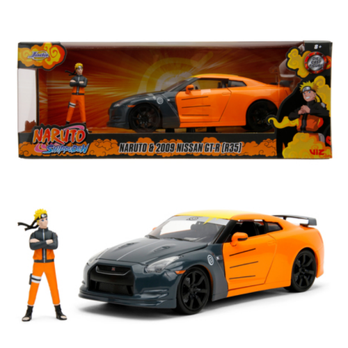 Simba Toys Naruto & 2009 Nissan GT-R R35 1:24 Die Cast Simba Toys Naruto & 2009 Nissan GT-R R35 1:24 Die Cast