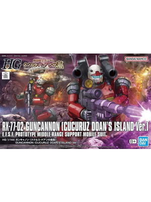 Bandai Gundam RX-77-02 Guncannon (Cucuruz Doan's Island VER.) hg 1/144 Model Kit